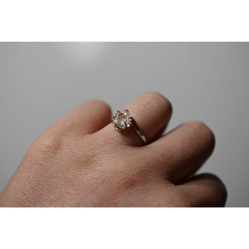 Rough Diamond Ring, Alternative Engagement Ring, Unique rings for women
